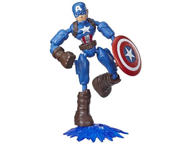 Boneco Capitão América Marvel Avengers - Bend and Flex Hasbro Menor preço em Boneco Capitão América Marvel Avengers - Bend and Flex Hasbro