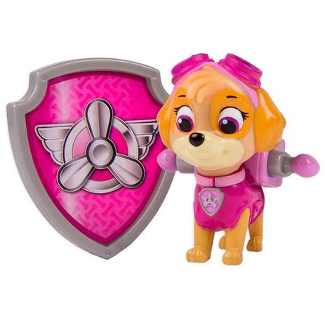 Boneco com Distintivo Patrulha Canina Skye Sunny Ref. 1301 Menor preço em Boneco com Distintivo Patrulha Canina Skye Sunny Ref. 1301