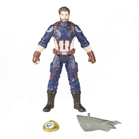 Menor preço em Boneco de Ação com Joia - Disney - Marvel - Vingadores - Guerra Infinita - Capitão América - Hasbro