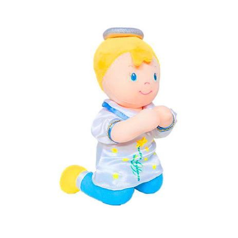 Boneco de Pelúcia Buba Anjinho Que Reza Azul Menor preço em Boneco de Pelúcia Buba Anjinho Que Reza Azul