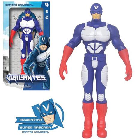 Boneco de vinil capitão universal com máscara - Mielle é boa?