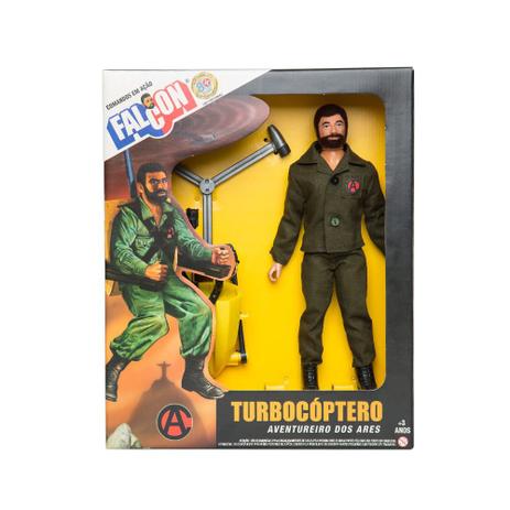 Boneco Falcon Turbocóptero Brinquedos Estrela 30 cm Menor preço em Boneco Falcon Turbocóptero Brinquedos Estrela 30 cm