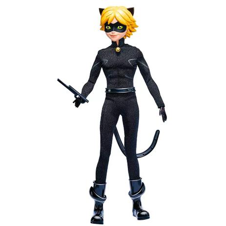 Boneco Fashion 26cm Miraculous Cat Noir - Sunny Menor preço em Boneco Fashion 26cm Miraculous Cat Noir - Sunny