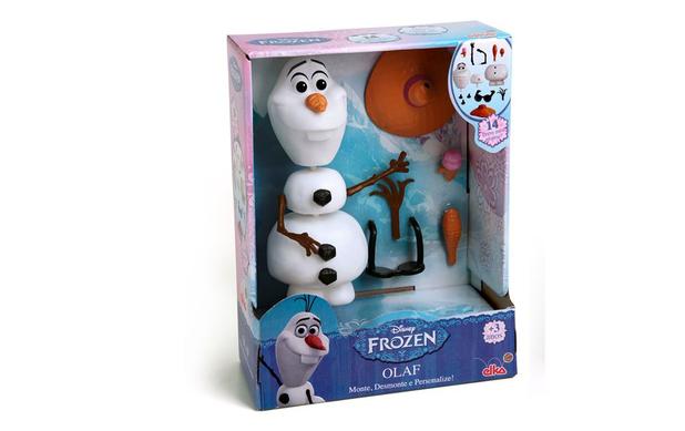 Boneco Frozen Olaf 14 Pecas - Elka Menor preço em Boneco Frozen Olaf 14 Pecas - Elka
