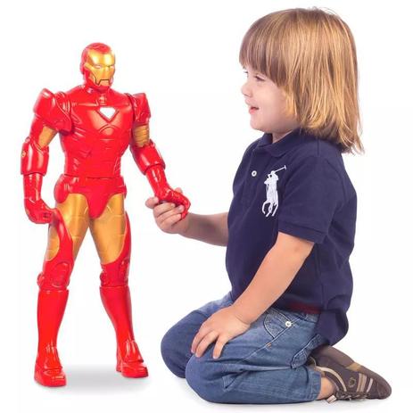 Boneco Gigante - Disney - Marvel - Iron Man - Mimo Menor preço em Boneco Gigante - Disney - Marvel - Iron Man - Mimo