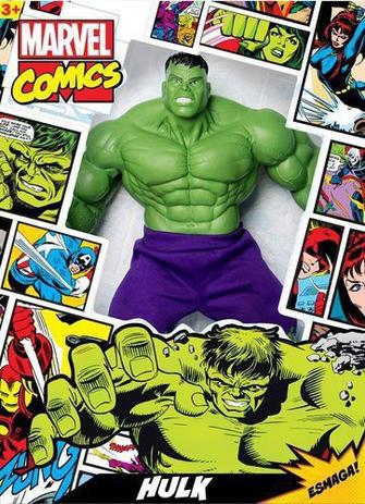 Boneco Hulk Gigante Marvel 45 Cm Esmaga Original Mimo Menor preço em Boneco Hulk Gigante Marvel 45 Cm Esmaga Original Mimo