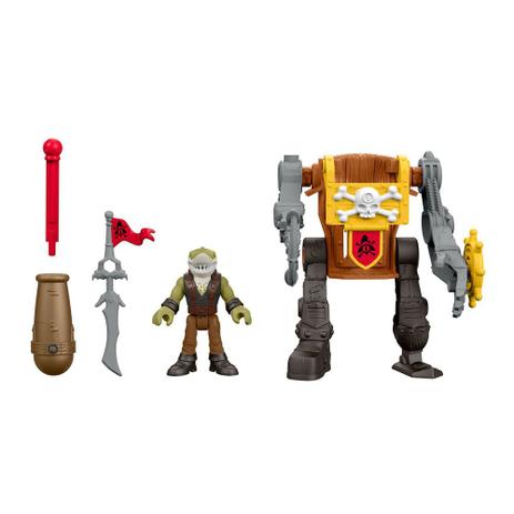 Boneco Imaginext - Pirata -Armadura Pirata Tubarão - Mattel Menor preço em Boneco Imaginext - Pirata -Armadura Pirata Tubarão - Mattel