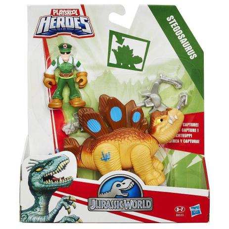 Boneco Jurassic World Dino e Humano Stegosaurus - Hasbro Menor preço em Boneco Jurassic World Dino e Humano Stegosaurus - Hasbro