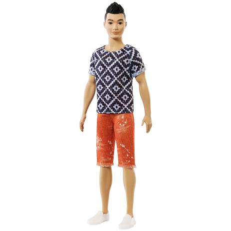 Boneco Ken Fashionistas - Camiseta com Desenhos e Bermuda Laranja - Mattel é boa?