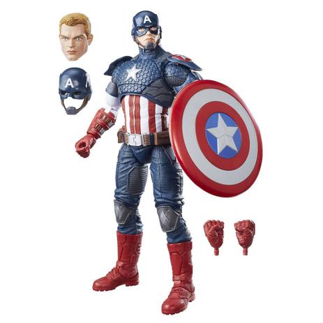 Boneco Legends Séries 30 Cm - Hasbro - Capitão América - Avengers - marvel Menor preço em Boneco Legends Séries 30 Cm - Hasbro - Capitão América - Avengers - marvel