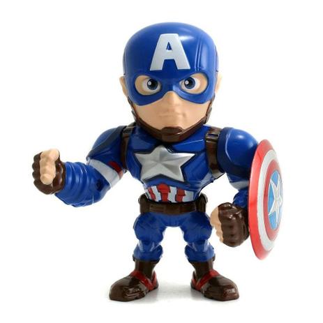 Boneco Metals Figure 4” Marvel Guerra Civil - Capitão América - DTC é boa?