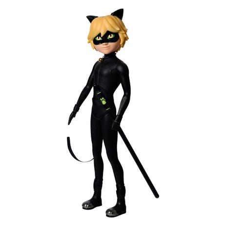 Boneco Miraculous - As Aventuras de Ladybug - Cat Noir - 55 cm - Novabrink Menor preço em Boneco Miraculous - As Aventuras de Ladybug - Cat Noir - 55 cm - Novabrink