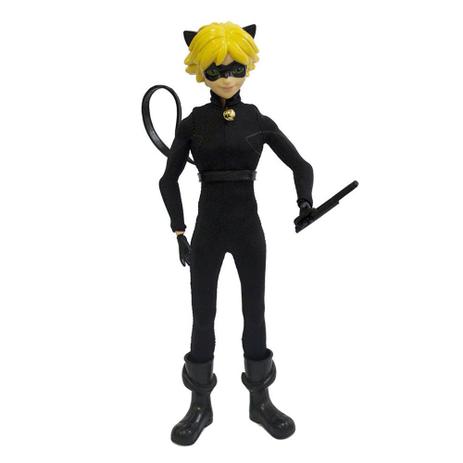 Boneco Miraculous - Cat Noir 26 cm - Sunny Menor preço em Boneco Miraculous - Cat Noir 26 cm - Sunny