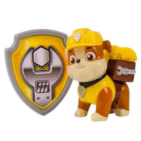 Boneco Patrulha Canina - Figura Com Distintivo Rubble - Sunny Menor preço em Boneco Patrulha Canina - Figura Com Distintivo Rubble - Sunny