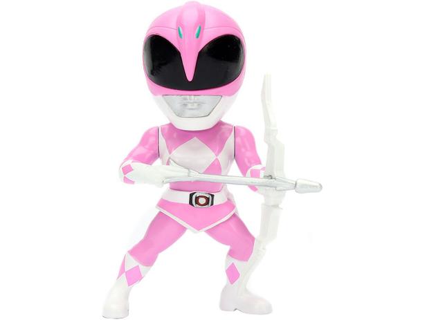 Boneco Pink Ranger Metals Power Rangers - DTC