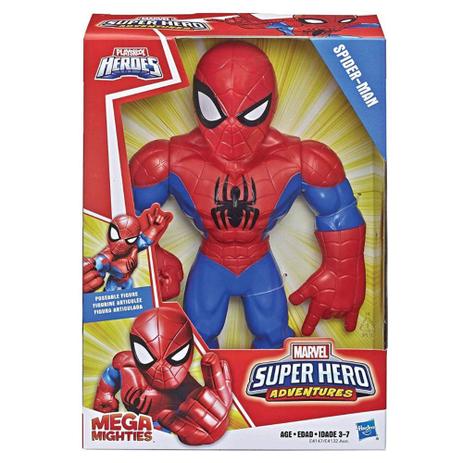 Boneco Playskool Super Hero Adventures Mega Mighties - Homem Aranha - Hasbro Menor preço em Boneco Playskool Super Hero Adventures Mega Mighties - Homem Aranha - Hasbro