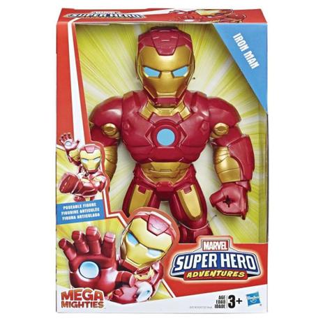 Boneco Playskool Super Hero Adventures Mega Mighties - Homem de Ferro - Hasbro Menor preço em Boneco Playskool Super Hero Adventures Mega Mighties - Homem de Ferro - Hasbro