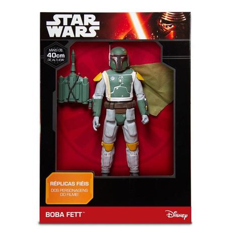 Boneco Premium - Boba Fett - Disney - Star Wars - 40cm - Mimo Menor preço em Boneco Premium - Boba Fett - Disney - Star Wars - 40cm - Mimo