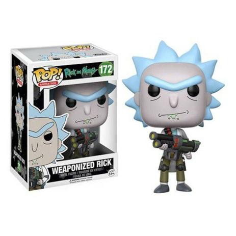 Boneco Rick And Morty Weaponized Rick Funko Pop 172 Menor preço em Boneco Rick And Morty Weaponized Rick Funko Pop 172