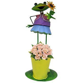 Boneco Sapo com Balde de Flor Enfeite e Decoraçao Jardim Casa Flores (BON-P-5) - Braslu é ruim? Boneco Sapo com Balde de Flor Enfeite e Decoraçao Jardim Casa Flores (BON-P-5) - Braslu é boa?