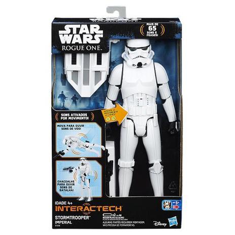 Boneco Star Wars Interactech Stormtrooper Som e luz - Hasbro Menor preço em Boneco Star Wars Interactech Stormtrooper Som e luz - Hasbro