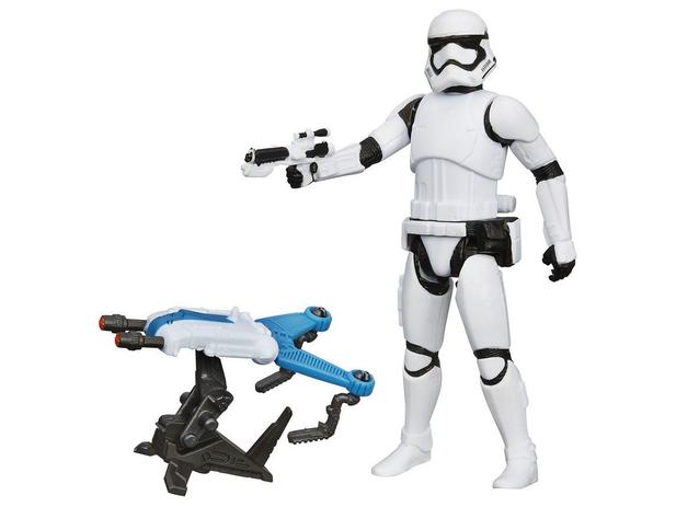 Boneco Star Wars O Despertar da Força - Stormtrooper Primeira Ordem com Acessório - Hasbro