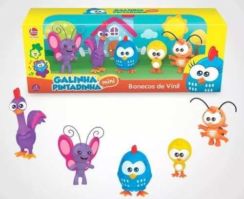 Boneco vinil mini familia galinha pintadinha - Lider Menor preço em Boneco vinil mini familia galinha pintadinha - Lider