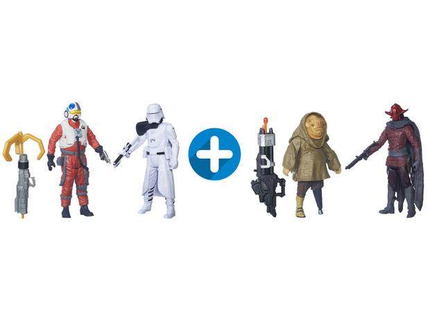 Bonecos Disney Star Wars The Force Awakens - 4 Peças com Acessórios Hasbro Menor preço em Bonecos Disney Star Wars The Force Awakens - 4 Peças com Acessórios Hasbro