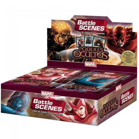 Booster Box Battle Scenes Poderes Ocultos Copag Card Marvel é boa?