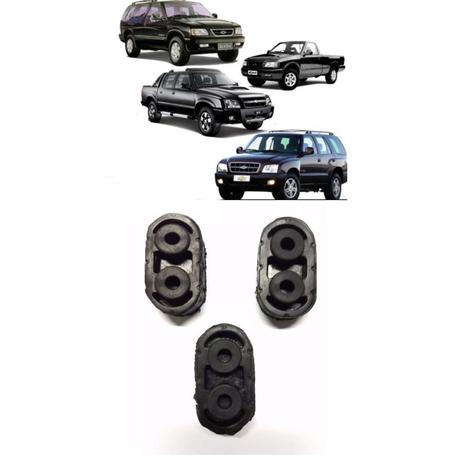 Borracha / Coxim Descarga Blazer / S-10 - Kit 3 Peças - Diskscap Menor preço em Borracha / Coxim Descarga Blazer / S-10 - Kit 3 Peças - Diskscap