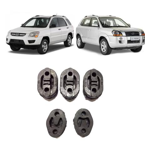 Borracha / Coxim Descarga Kia Sportage 05.. Tucson Tds 5pç - Diskscap Menor preço em Borracha / Coxim Descarga Kia Sportage 05.. Tucson Tds 5pç - Diskscap