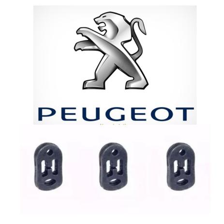 Borracha / Coxim Escapamento Peugeot 206 / 207 C/ Kit 3 Pç - DISKSCAP Menor preço em Borracha / Coxim Escapamento Peugeot 206 / 207 C/ Kit 3 Pç - DISKSCAP
