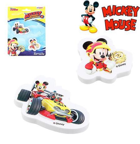 Borracha escolar kit com 2 peças mickey - Etipel Menor preço em Borracha escolar kit com 2 peças mickey - Etipel