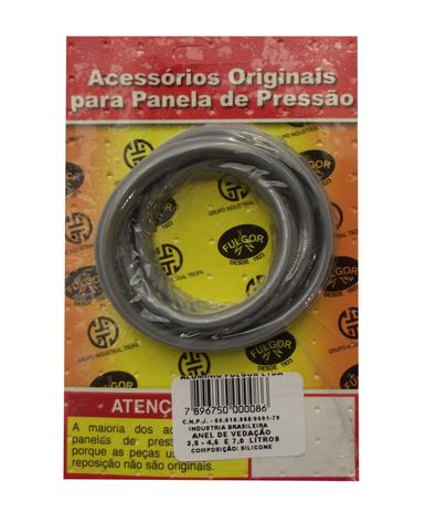 Borracha para Panela de Pressão Fulgor - Preto / 03 Lt Menor preço em Borracha para Panela de Pressão Fulgor - Preto / 03 Lt