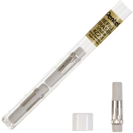 Borracha Refil Para Lapiseiras Pentel - Tubo Com 3 Unidades Menor preço em Borracha Refil Para Lapiseiras Pentel - Tubo Com 3 Unidades