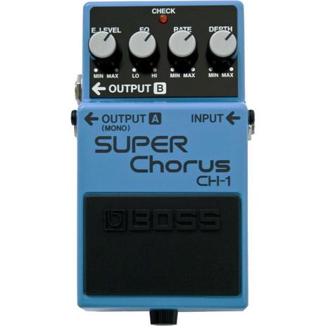 Boss - Pedal Tremolo Para Guitarra TR2Boss - Pedal Super Chorus Para Guitarra CH1 Menor preço em Boss - Pedal Tremolo Para Guitarra TR2Boss - Pedal Super Chorus Para Guitarra CH1
