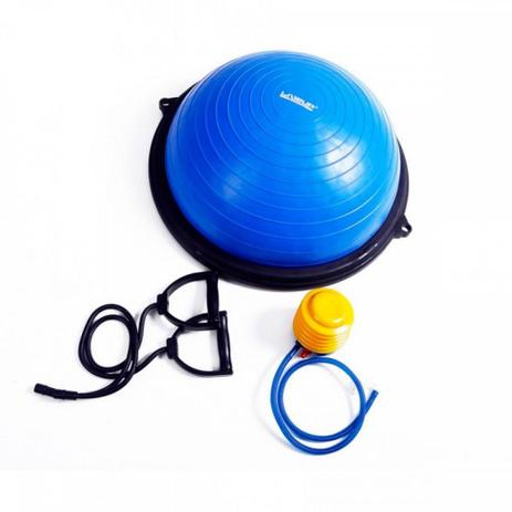Bosu Meia Bola Balance Com Bomba Pilates Fitness Liveup - Liveup sports Menor preço em Bosu Meia Bola Balance Com Bomba Pilates Fitness Liveup - Liveup sports