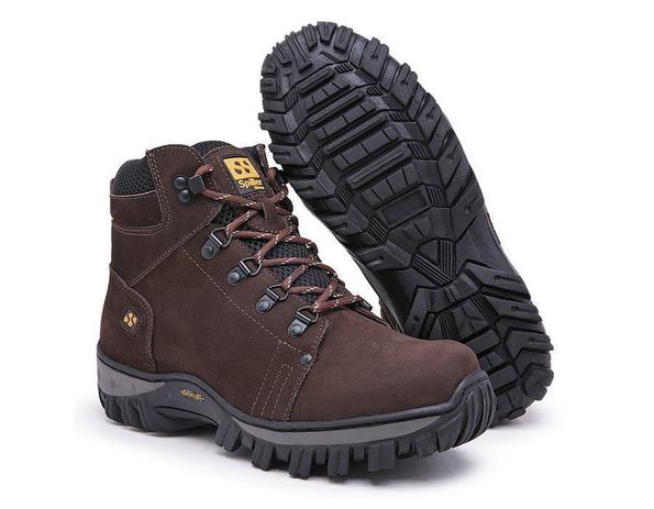 bota masculina marrom