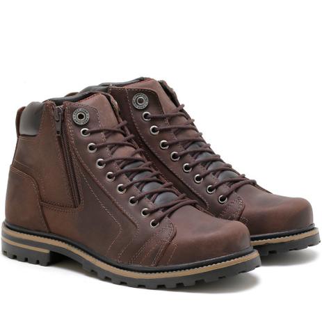 Bota Adventure Estilo Coturno Masculina Free Jump Com Zipper Horse - Bota  Masculina - Magazine Luiza