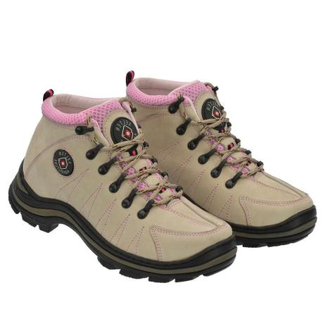 bota adventure feminina couro