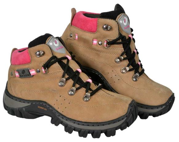 bota adventure feminina couro