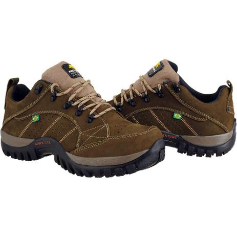 Bota Adventure Masculina Couro Cano Baixo Conforto Escalada - Bell Boots -  Bota para Escalada e Trekking - Magazine Luiza