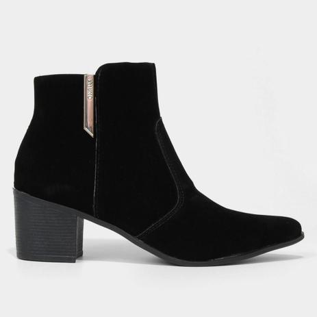Bota Ankle Boot Via Uno Bico Fino Feminina Menor preço em Bota Ankle Boot Via Uno Bico Fino Feminina