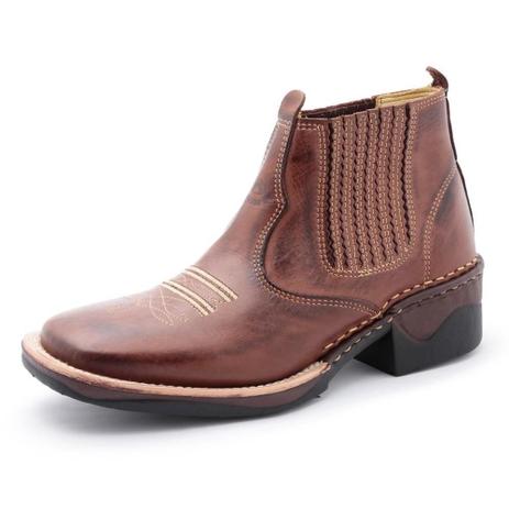 Bota Botina Country em Couro Masculina - Pé de Couro é boa?