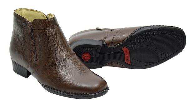 botina com ziper masculina