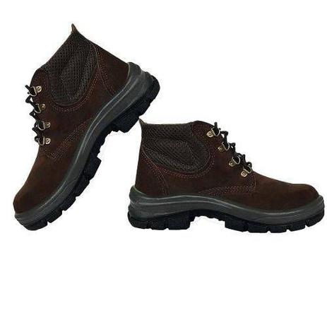 Bota Botina De Segurança Para Trabalho Nobuck Café Crival 39 Menor preço em Bota Botina De Segurança Para Trabalho Nobuck Café Crival 39