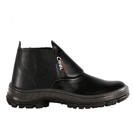 Bota Botina De Segurança Pedreiro Bico Pvc Bidensidade Cp080 - Crival Menor preço em Bota Botina De Segurança Pedreiro Bico Pvc Bidensidade Cp080 - Crival