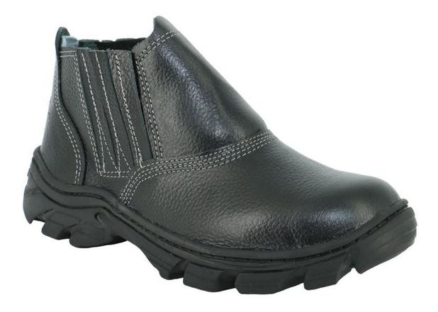 Botina Segurança Couro Nobuck Bico Pvc Fujiwara Ca 28105 FhbFujiwara