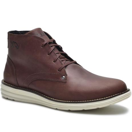 bota couro masculina social