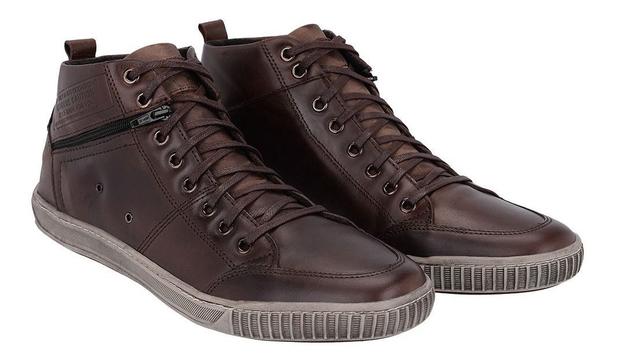 botinha cano alto masculino